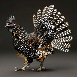 大公鸡模型