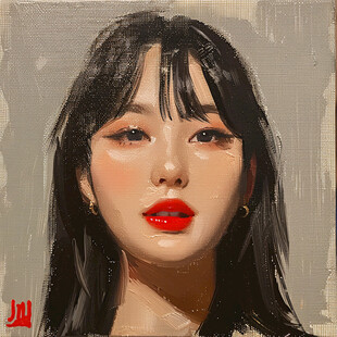 板绘人像