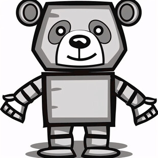 卡通科技熊
