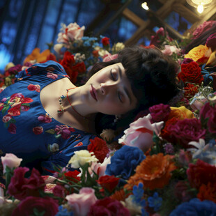 花中睡美人