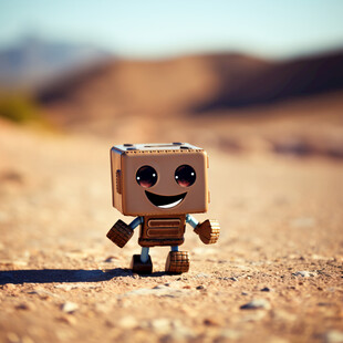 勇往直前纸盒人