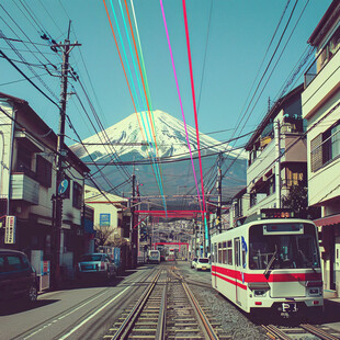 富士山下的小镇