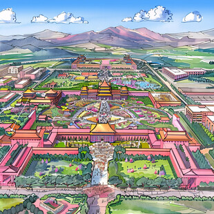 海坛城插画