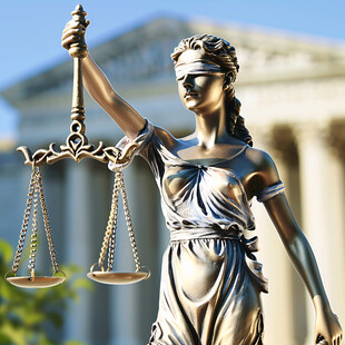 司法法律象征雕塑