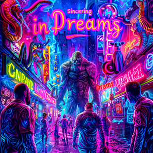 赛博朋克夜市kv