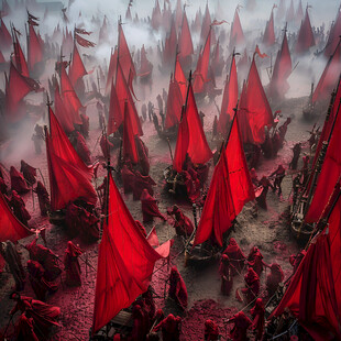 古代行军打仗幄帐