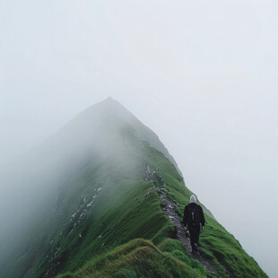 雨雾登山