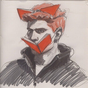 人物造型胡子昂