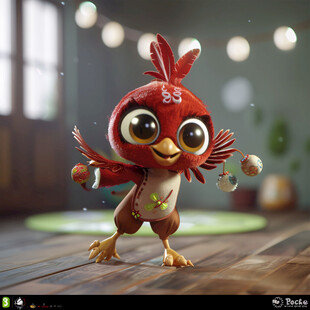 小红鸟的快乐舞蹈