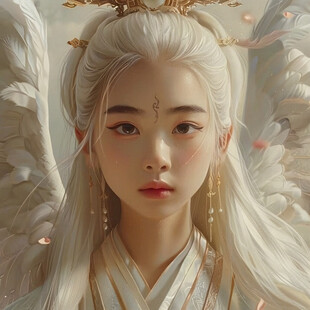 白发仙女 绝世容颜