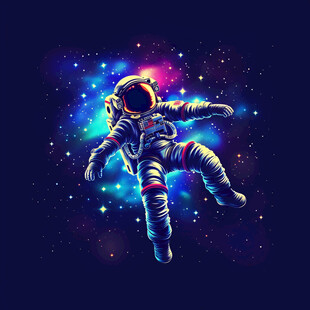 星河漫步 宇航员的孤独