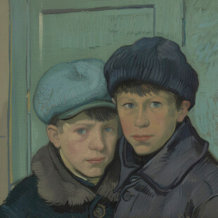 梵高笔下的少年兄弟