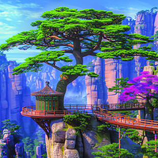 仙境栈道 步步惊心