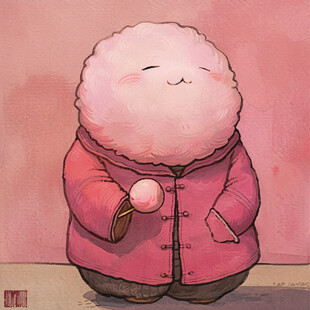 暖绒绒的冬天 好可爱