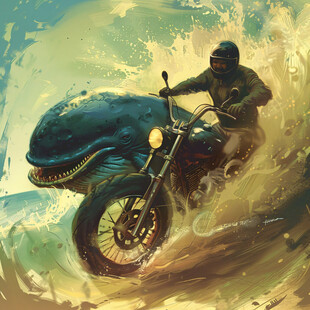 骑鲸摩托 浪迹天涯