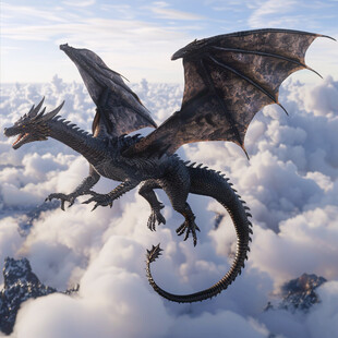 云端巨龙 翱翔天际