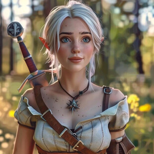 猎魔人女巫 精灵之美