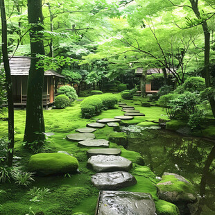 踏青赏景 静谧日式庭院