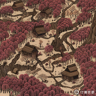 山间静谧的小村庄