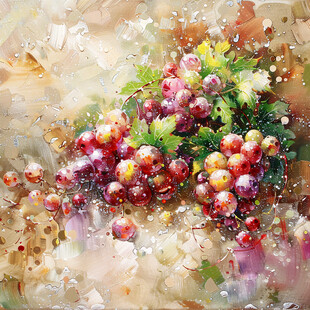 欧式水果油画