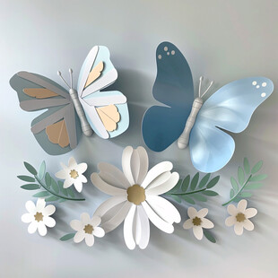 蝴蝶标本装饰物