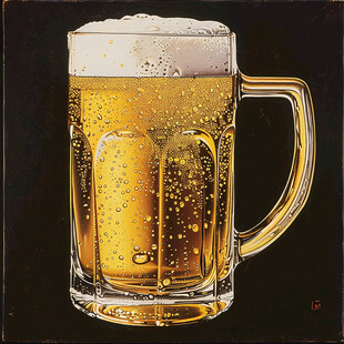 啤酒点装饰画