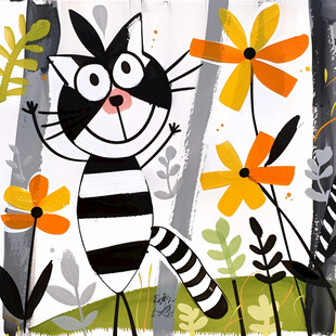 北欧卡通装饰画