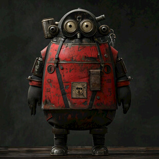 机甲风卡通人物