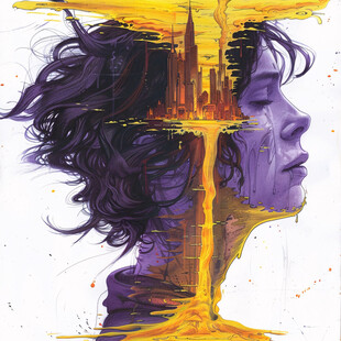 视觉冲击力广告装饰画