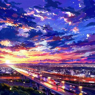 新海诚动漫风装饰画