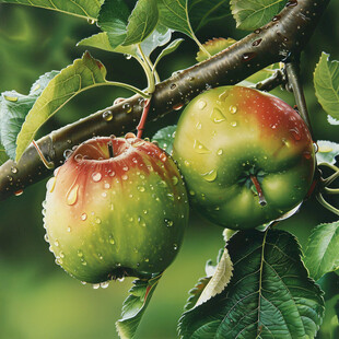 逼真的水果艺术