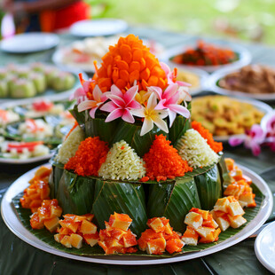 莲花美食造型