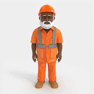 矿工人物模型