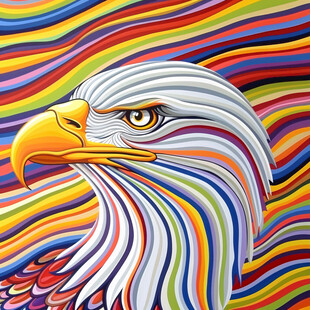 3d老鹰绘画