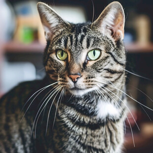 狸花猫脸部特写