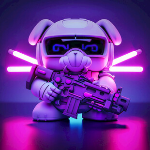 未来科幻卡通形象