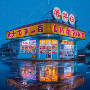 夜景便利店