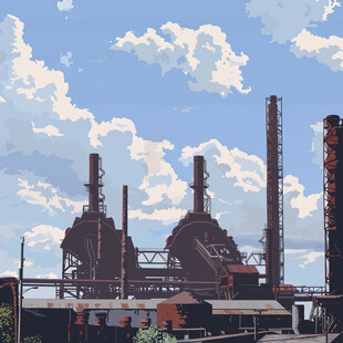工业场景工业题材