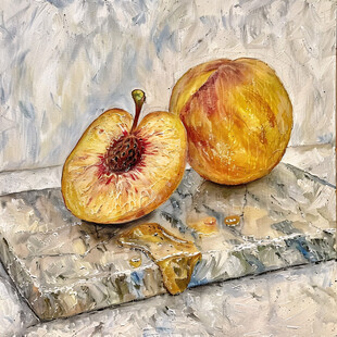 漂亮的水果油画