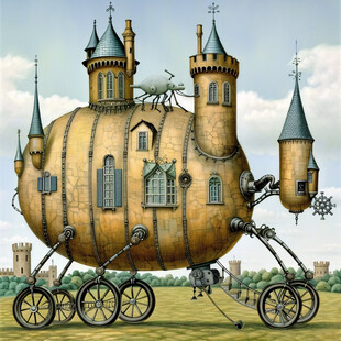 超现实主义的城堡