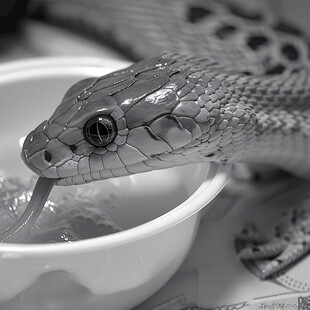 白条锦蛇全身骨骼