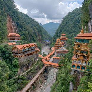 九黎宫建筑全景