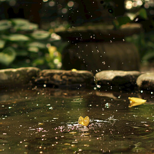 落花流水素材