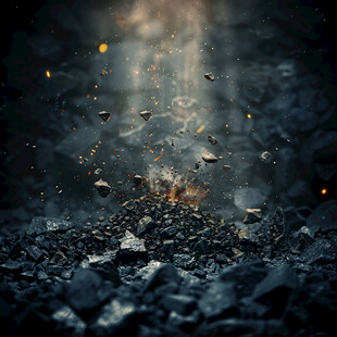 酷炫炫彩矿物碎石