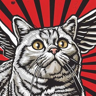 猫咪潮流海报