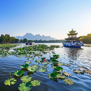 星湖山水风景