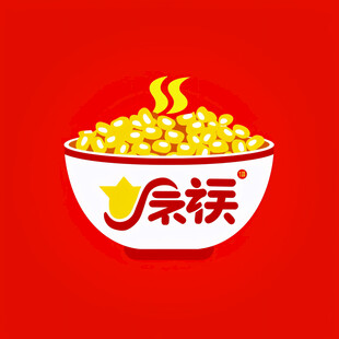 卡通黄豆logo