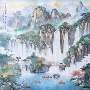 高山流水壁画