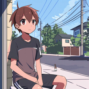 青春年少校园漫画人物