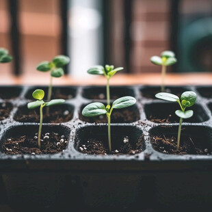 植株春天发芽